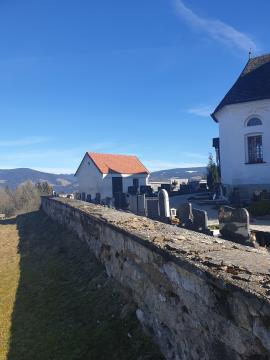 Sanacija obzidja pri cerkvi Sv.Vida v Završah