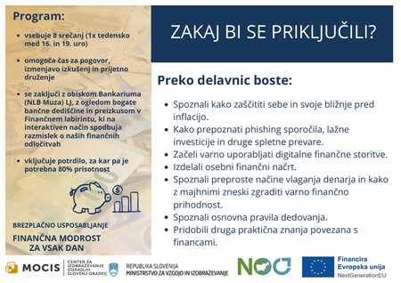 Finančna prihodnost je v mojih rokah